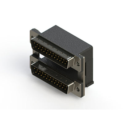 661-025-664-00C by EDAC Inc. - CONNECTOR D-SUB PLUG 25POS R/A SLDR