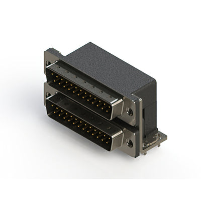 661-025-664-031 by EDAC Inc. - CONNECTOR D-SUB PLUG 25POS R/A SLDR