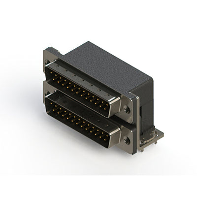 661-025-664-032 by EDAC Inc. - 661 SERIES RIGHT ANGLE DUAL D-SU