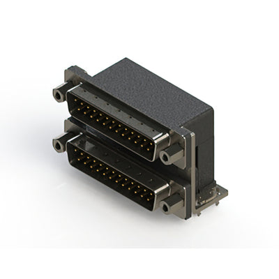661-025-664-036 by EDAC Inc. - 661 SERIES RIGHT ANGLE DUAL D-SU