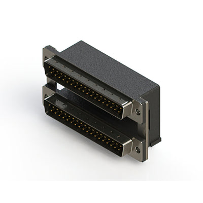 661-037-264-007 by EDAC Inc. - 661 SERIES RIGHT ANGLE DUAL D-SU
