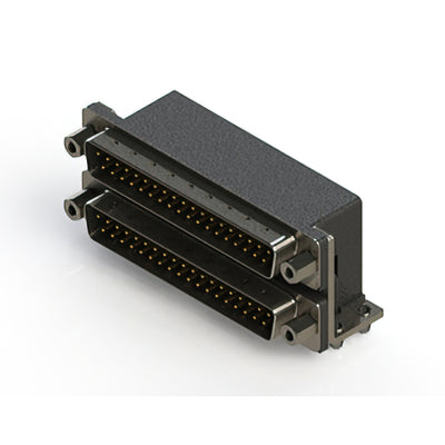 661-037-264-043 by EDAC Inc. - 661 SERIES RIGHT ANGLE DUAL D-SU
