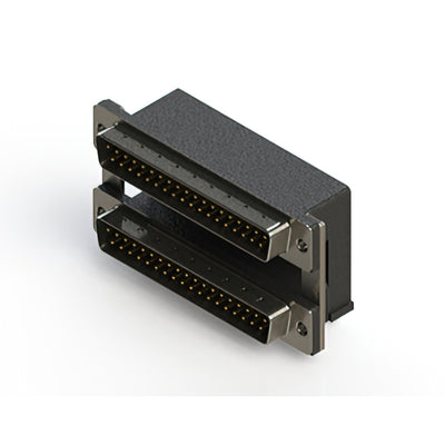 661-037-364-006 by EDAC Inc. - 661 SERIES RIGHT ANGLE DUAL D-SU