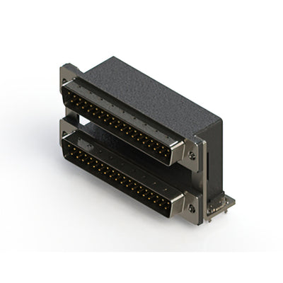 661-037-364-037 by EDAC Inc. - 661 SERIES RIGHT ANGLE DUAL D-SU