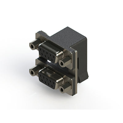 662-009-264-006 by EDAC Inc. - 662 SERIES RIGHT ANGLE DUAL D-SU