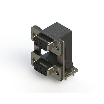 662-009-264-03C by EDAC Inc. - CONNECTOR D-SUB RCPT 9POS R/A SLDR
