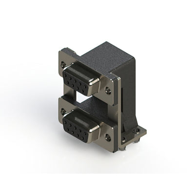 662-009-264-040 by EDAC Inc. - 662 SERIES RIGHT ANGLE DUAL D-SU