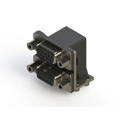 662-009-264-043 by EDAC Inc. - 662 SERIES RIGHT ANGLE DUAL D-SU