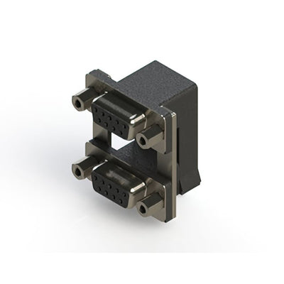 662-009-364-009 by EDAC Inc. - 662 SERIES RIGHT ANGLE DUAL D-SU