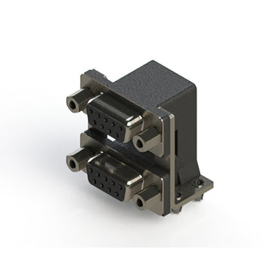 662-009-364-046 by EDAC Inc. - 662 SERIES RIGHT ANGLE DUAL D-SU