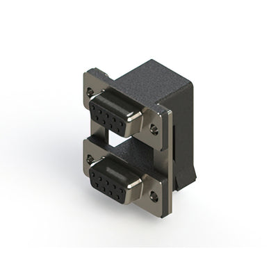 662-009-664-000 by EDAC Inc. - 662 SERIES RIGHT ANGLE DUAL D-SU