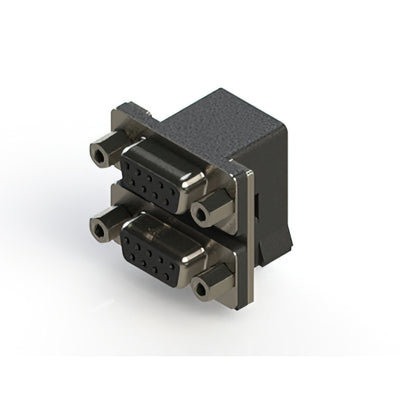 662-009-664-003 by EDAC Inc. - 662 SERIES RIGHT ANGLE DUAL D-SU