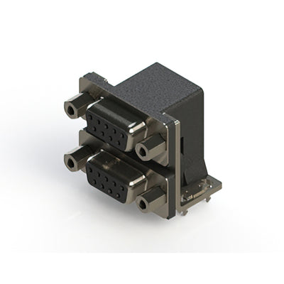 662-009-664-033 by EDAC Inc. - 662 SERIES RIGHT ANGLE DUAL D-SU