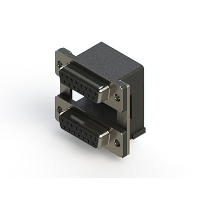 662-015-264-000 by EDAC Inc. - 662 SERIES RIGHT ANGLE DUAL D-SU