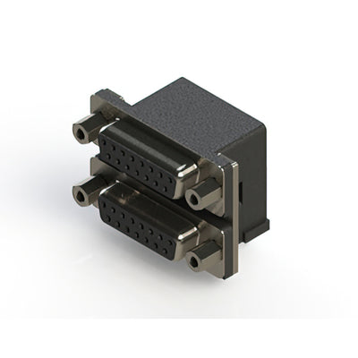 662-015-264-003 by EDAC Inc. - 662 SERIES RIGHT ANGLE DUAL D-SU