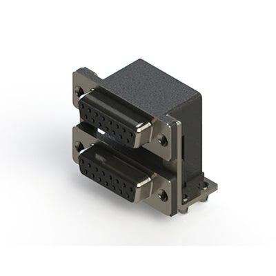 662-015-264-045 by EDAC Inc. - 662 SERIES RIGHT ANGLE DUAL D-SU