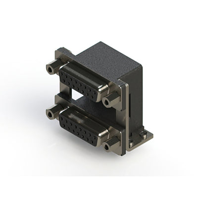 662-015-264-059 by EDAC Inc. - 662 SERIES RIGHT ANGLE DUAL D-SU