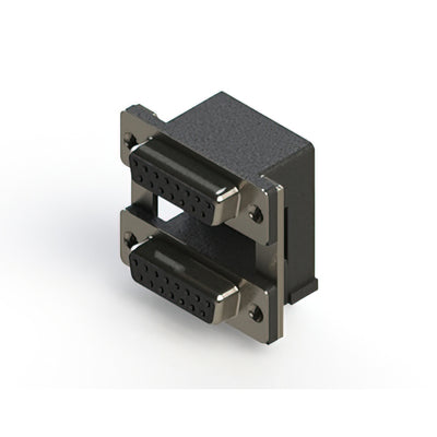 662-015-364-008 by EDAC Inc. - 662 SERIES RIGHT ANGLE DUAL D-SU