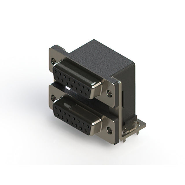662-015-364-037 by EDAC Inc. - 662 SERIES RIGHT ANGLE DUAL D-SU