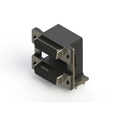 662-015-364-038 by EDAC Inc. - 662 SERIES RIGHT ANGLE DUAL D-SU