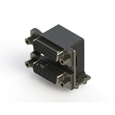 662-015-364-046 by EDAC Inc. - 662 SERIES RIGHT ANGLE DUAL D-SU