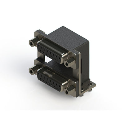 662-015-364-049 by EDAC Inc. - 662 SERIES RIGHT ANGLE DUAL D-SU