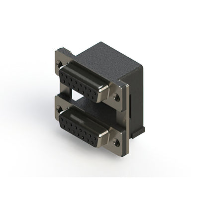662-015-664-008 by EDAC Inc. - 662 SERIES RIGHT ANGLE DUAL D-SU