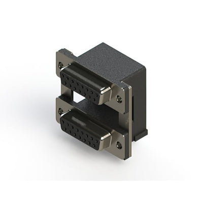 662-015-664-00C by EDAC Inc. - CONNECTOR D-SUB RCPT 15POS R/A SLDR