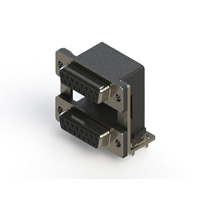 662-015-664-03C by EDAC Inc. - CONNECTOR D-SUB RCPT 15POS R/A SLDR