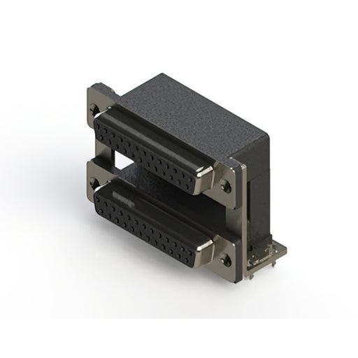 662-025-264-038 by EDAC Inc. - 662 SERIES RIGHT ANGLE DUAL D-SU