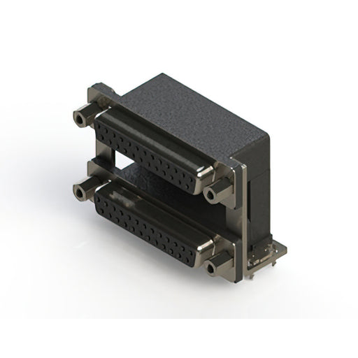 662-025-264-039 by EDAC Inc. - 662 SERIES RIGHT ANGLE DUAL D-SU