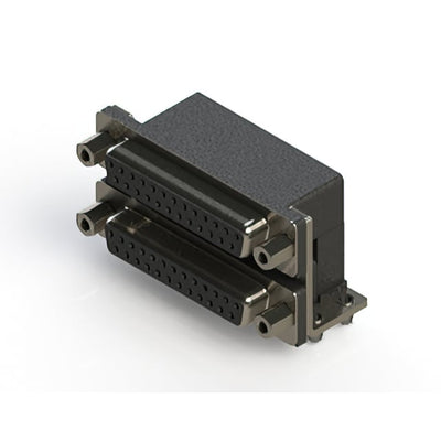 662-025-264-043 by EDAC Inc. - 662 SERIES RIGHT ANGLE DUAL D-SU