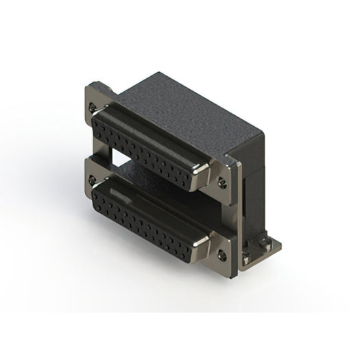 662-025-264-050 by EDAC Inc. - 662 SERIES RIGHT ANGLE DUAL D-SU