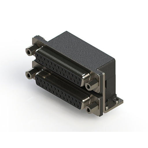 662-025-264-053 by EDAC Inc. - 662 SERIES RIGHT ANGLE DUAL D-SU