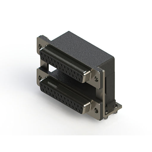 662-025-364-040 by EDAC Inc. - 662 SERIES RIGHT ANGLE DUAL D-SU