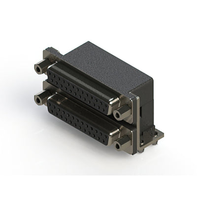 662-025-364-043 by EDAC Inc. - 662 SERIES RIGHT ANGLE DUAL D-SU