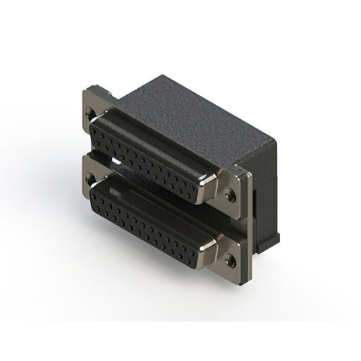 662-025-664-005 by EDAC Inc. - 662 SERIES RIGHT ANGLE DUAL D-SU