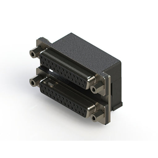 662-025-664-006 by EDAC Inc. - 662 SERIES RIGHT ANGLE DUAL D-SU