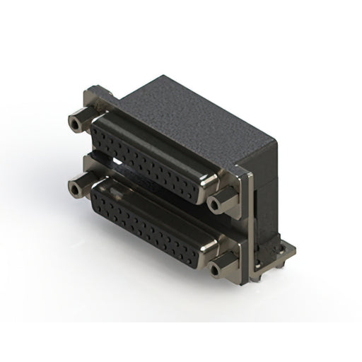 662-025-664-046 by EDAC Inc. - 662 SERIES RIGHT ANGLE DUAL D-SU