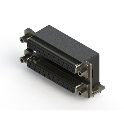 662-037-664-036 by EDAC Inc. - 662 SERIES RIGHT ANGLE DUAL D-SU