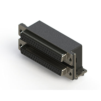 662-037-664-042 by EDAC Inc. - 662 SERIES RIGHT ANGLE DUAL D-SU