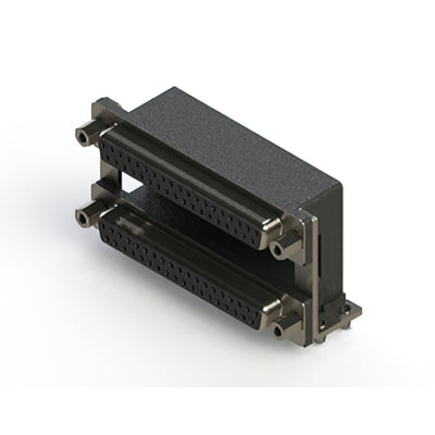662-037-664-049 by EDAC Inc. - 662 SERIES RIGHT ANGLE DUAL D-SU