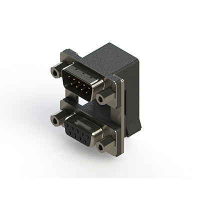 663-009-264-009 by EDAC Inc. - 663 SERIES RIGHT ANGLE DUAL D-SU