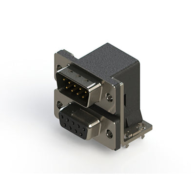663-009-264-034 by EDAC Inc. - 663 SERIES RIGHT ANGLE DUAL D-SU