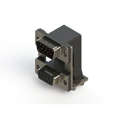 663-009-264-040 by EDAC Inc. - 663 SERIES RIGHT ANGLE DUAL D-SU