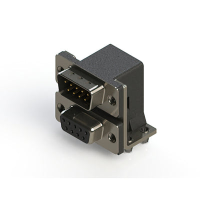 663-009-264-041 by EDAC Inc. - CONNECTOR D-SUB PLUG/RCPT 9P R/A SLDR