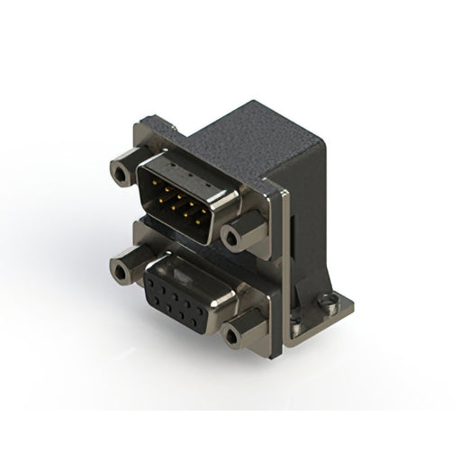 663-009-264-056 by EDAC Inc. - 663 SERIES RIGHT ANGLE DUAL D-SU