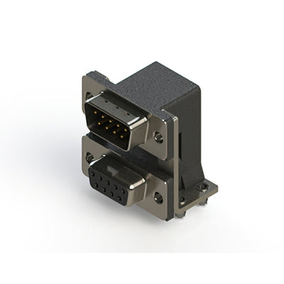 663-009-364-047 by EDAC Inc. - 663 SERIES RIGHT ANGLE DUAL D-SU