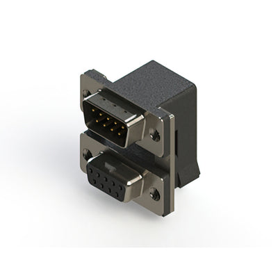 663-009-664-005 by EDAC Inc. - 663 SERIES RIGHT ANGLE DUAL D-SU