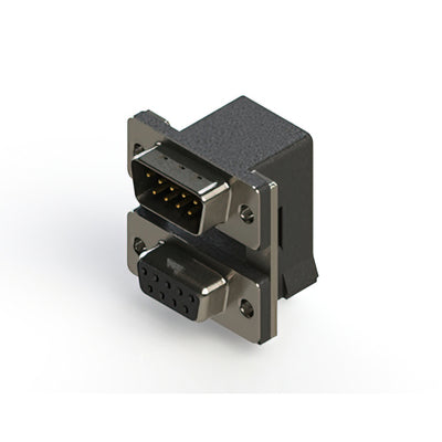663-009-664-007 by EDAC Inc. - 663 SERIES RIGHT ANGLE DUAL D-SU